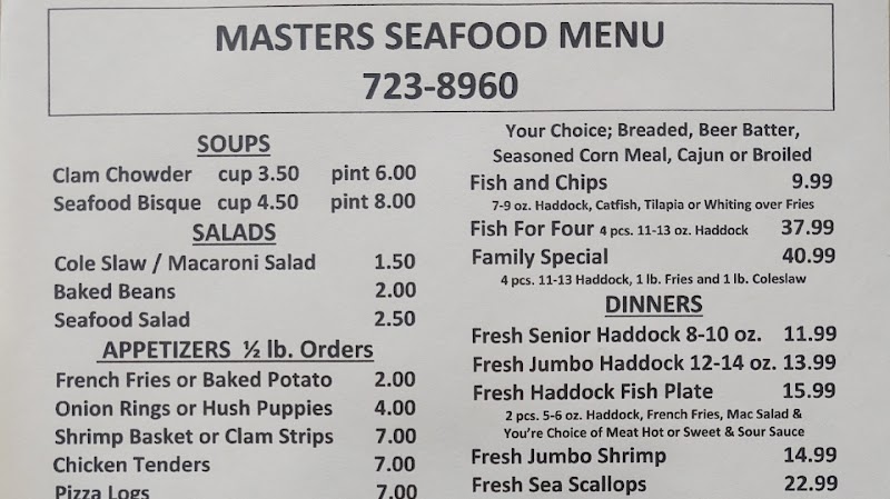 Masters Seafood image 1
